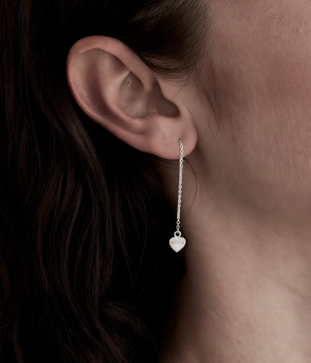 Falling Stolen Heart Earrings