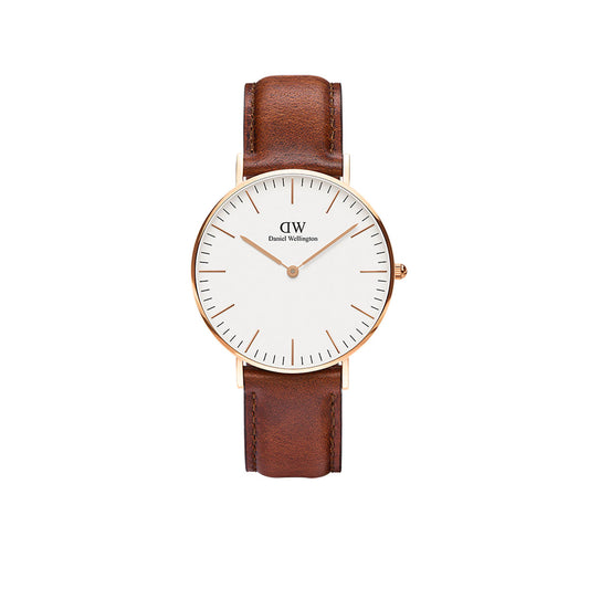 Classic 36mm St Mawes - Rose Gold & White Watch