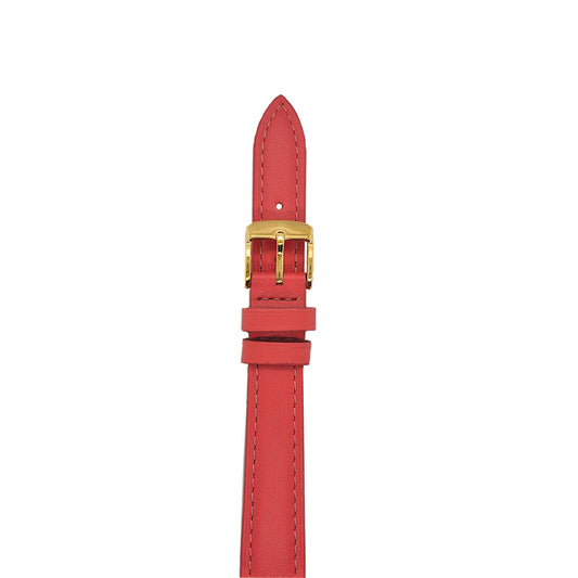 14mm Coral Miami Nubuck Leather Watch Strap