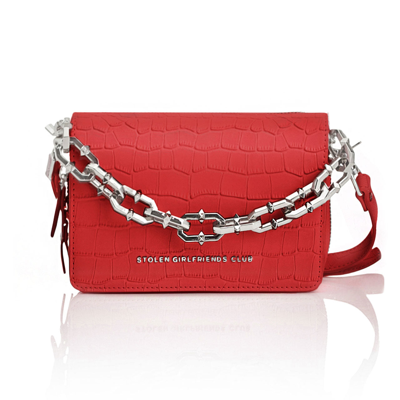 Little Trouble Bag - Cherry Leather