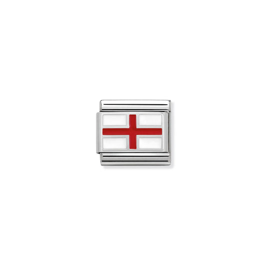 Composable Classic Link 330207/03 England In Enamel & 925 Silver