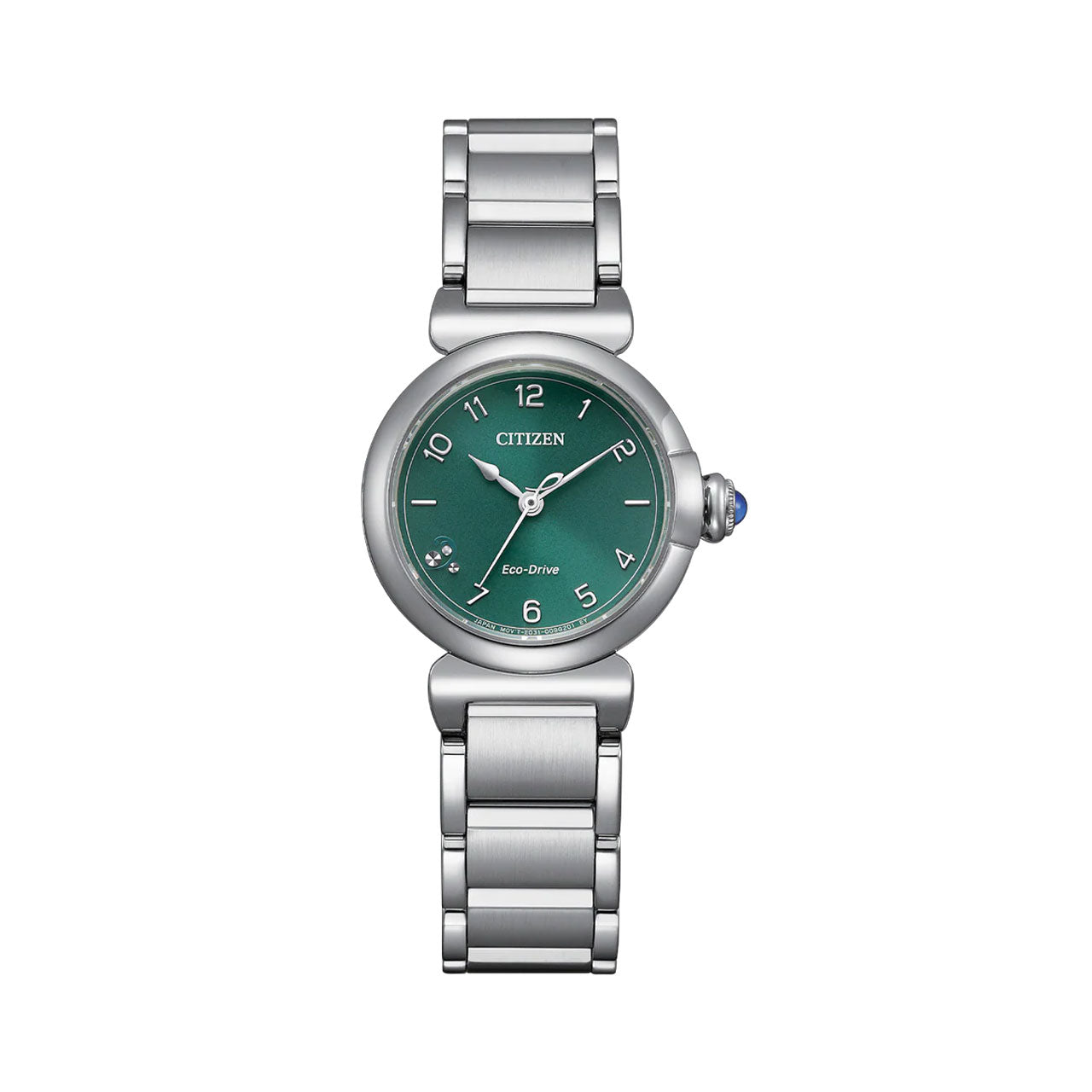 Citizen - EM1130-83X Ladies Green Dial Eco Drive Dress Watch