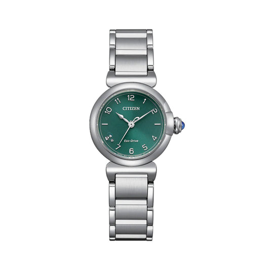 Citizen - EM1130-83X Ladies Green Dial Eco Drive Dress Watch