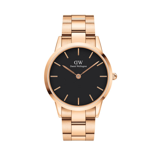 Iconic Link 40mm - Rose Gold & Black Watch