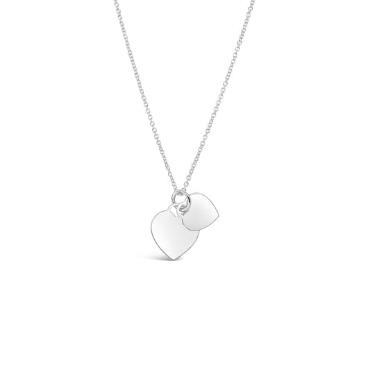 Sterling Silver Double Heart Pendant