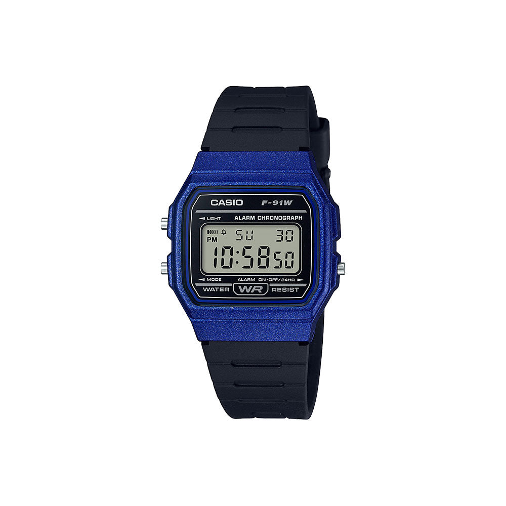 Casio Blue Digital Watch - F91WM-2A
