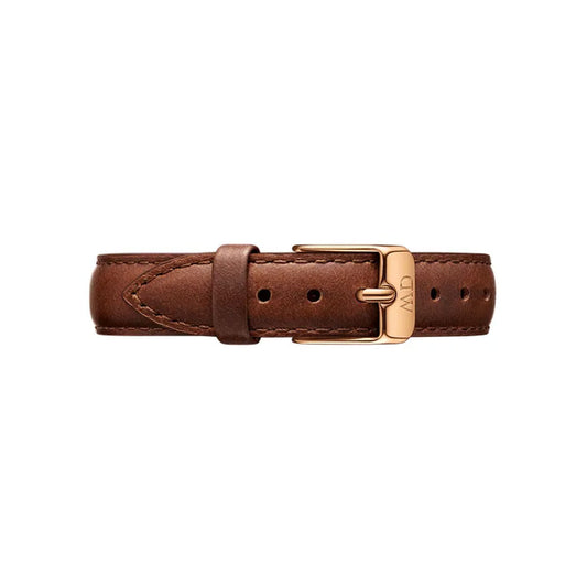 Petite 12mm St Mawes Brown Leather Watch Strap