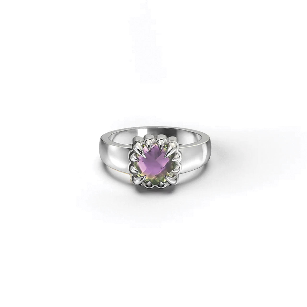 Baby Claw Ring Mystic Quartz