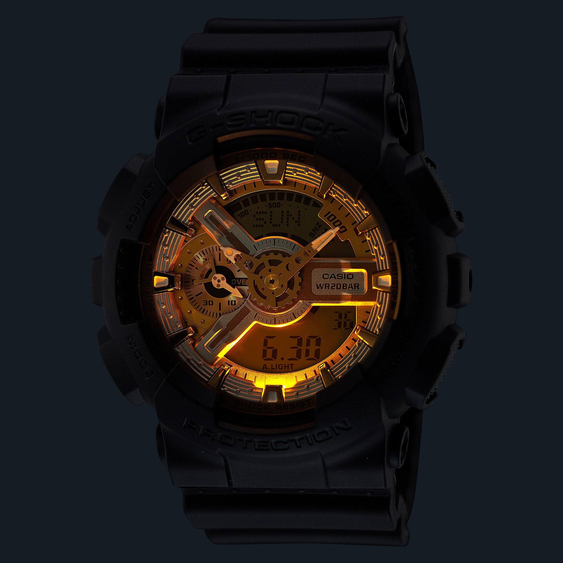 G-Shock - Black/Gold GA110 Series - GA110CD-1A9