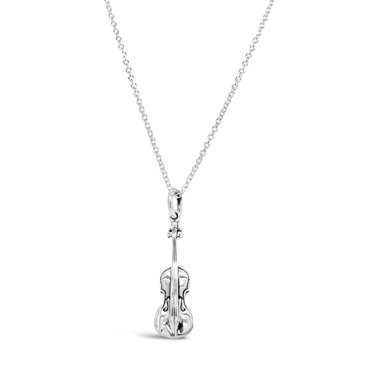 Sterling Silver Little Violin Pendant