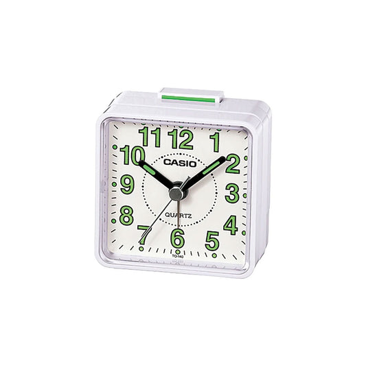 TQ140-7 Casio Bedside Alarm Clock White