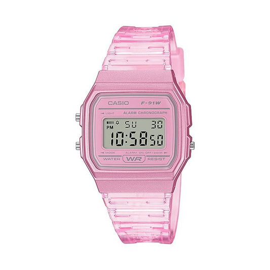Transparent Pink - F91WS-4D