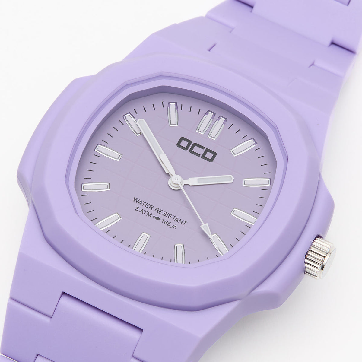 Purple Unisex Fashion Bright Colour Pop Watch