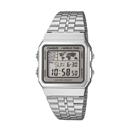 Casio Vintage World Time Digital Watch - A500WA-7D