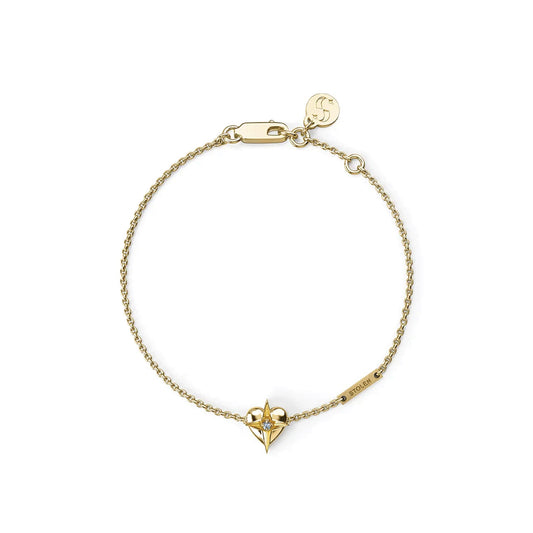 Celestial Heart Bracelet - Gold Plated