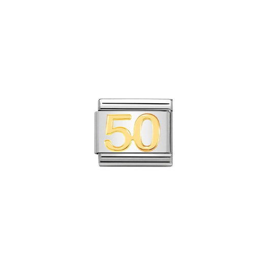 Composable Classic Link 030109/42 Number 50 Symbol In 18K Gold