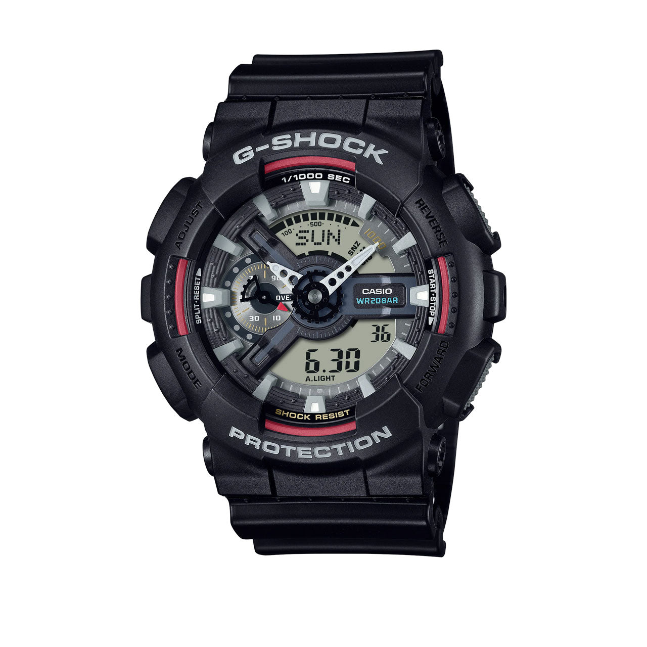 G-Shock - Black and Red GA110 Series- GA110RL-1A