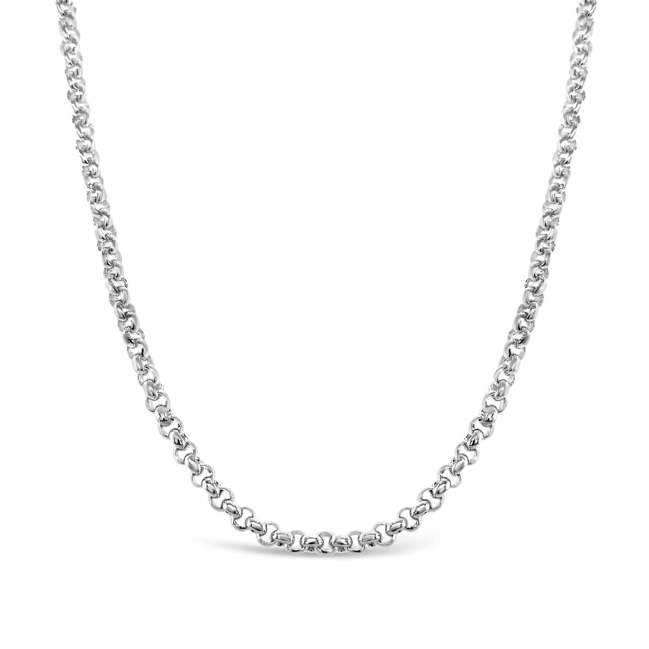 65cm Sterling Silver BH2 Round Belcher Heavy Weight Chain