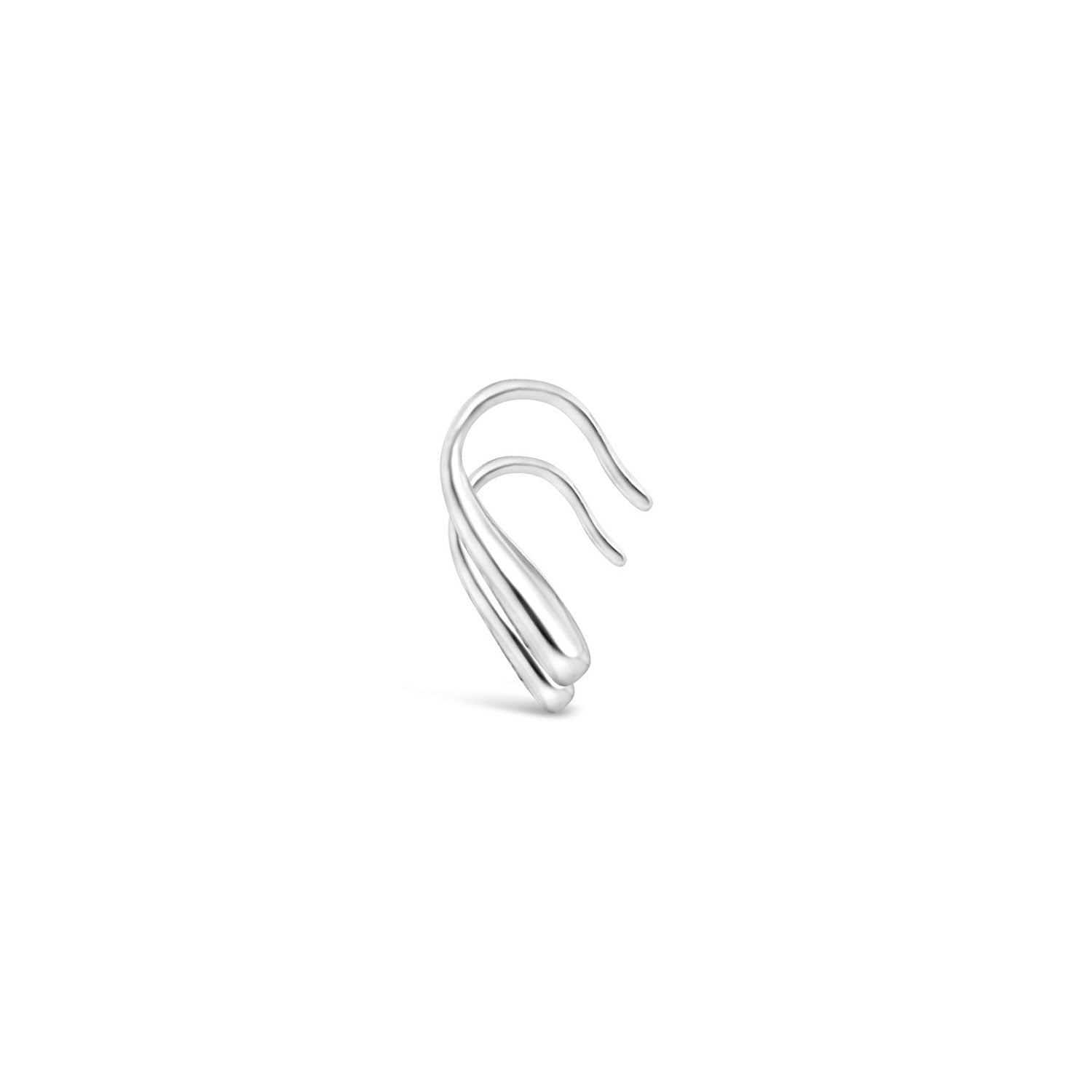 Sterling Silver Crystal Tear Drop Hook Earrings