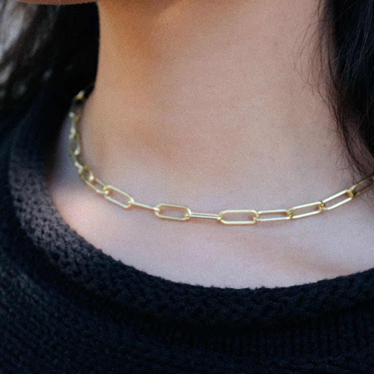 Vista Chain Necklace - Gold Plated