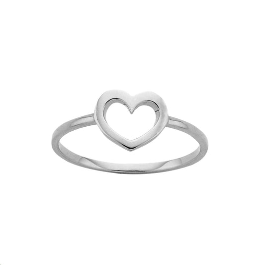Sterling Silver Mini Heart Ring