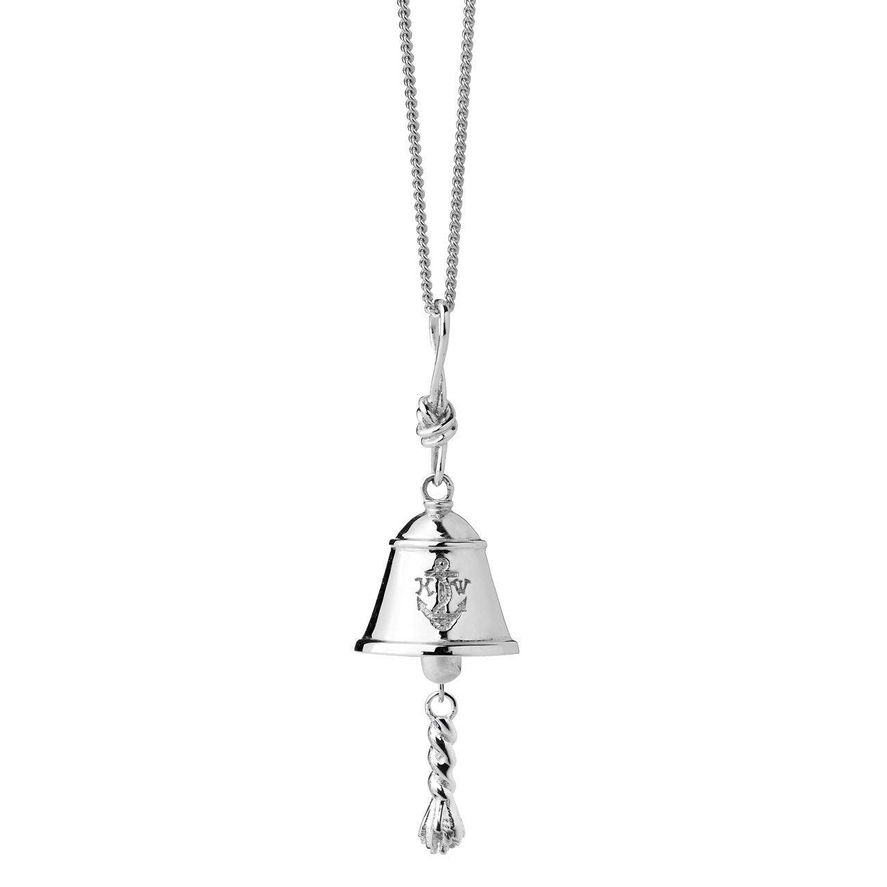Sterling Silver Bell Necklace