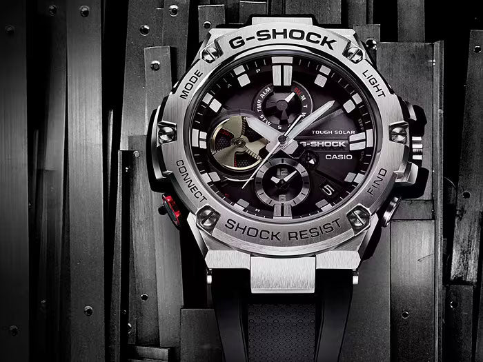 G-Shock - Tough Solar G-Steel Series Watch - GSTB100-1A