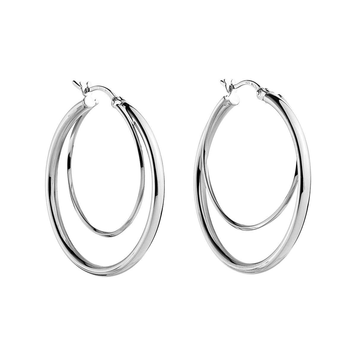 Whirlpool Hoop Earring