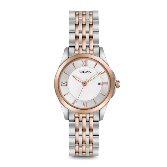 98M125 - Ladies 2 Tone Classic Watch