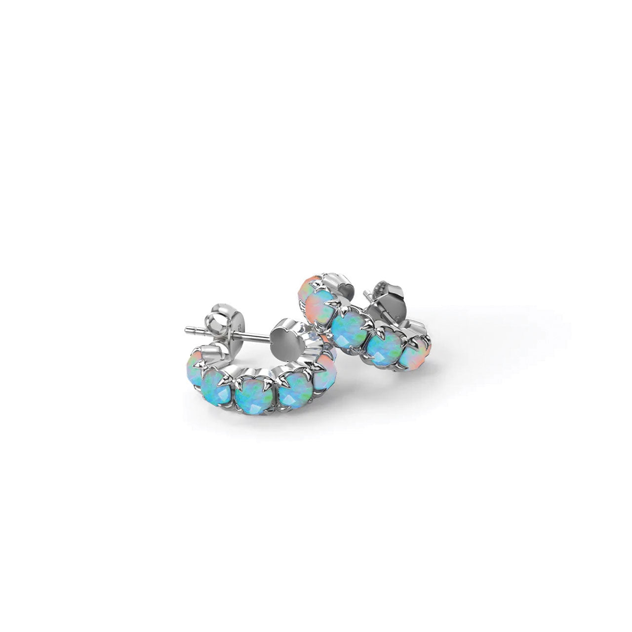 Halo Cluster Earrings Bello Opal
