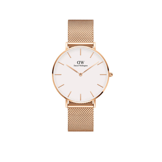 Petite 36mm Melrose - Rose Gold & White Watch