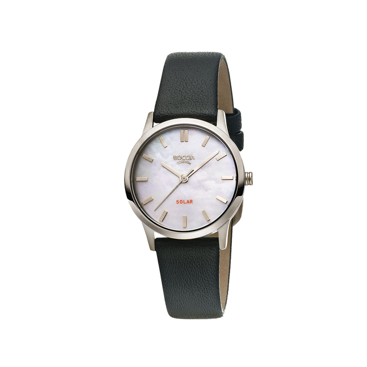 Boccia - Ladies Solar Mother of Pearl Titanium Watch - 3363-03