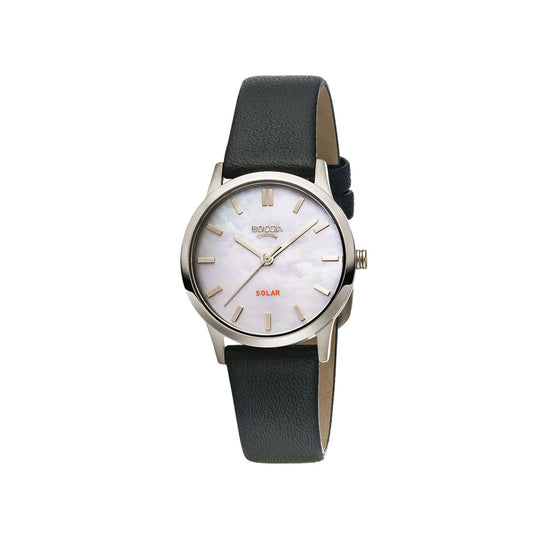 Boccia - Ladies Solar Mother of Pearl Titanium Watch - 3363-03