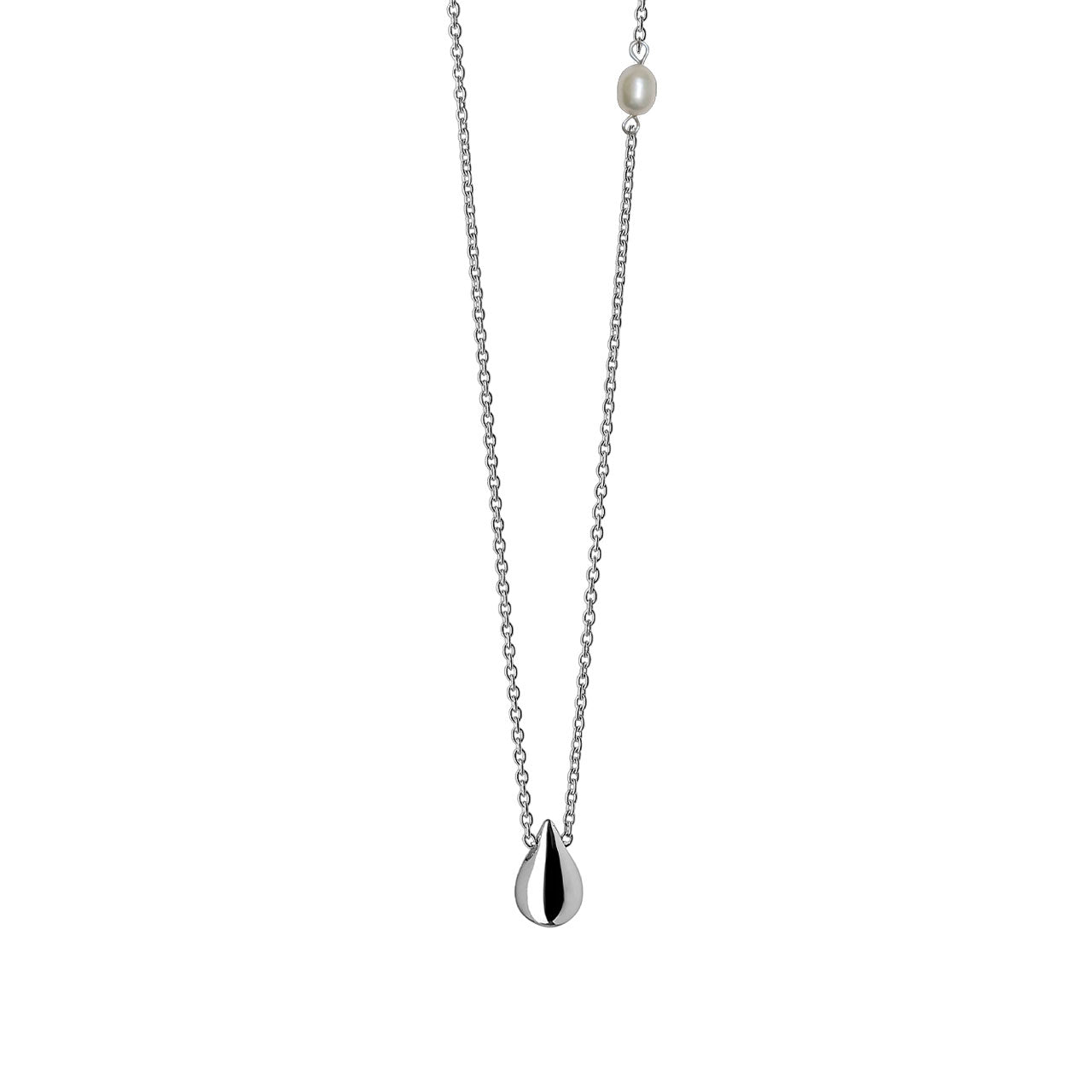 Sterling Silver Drop In The Ocean Moon Glow Pendant