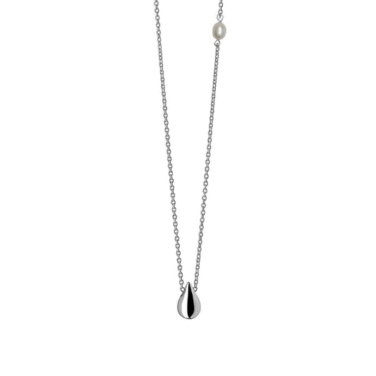 Sterling Silver Drop In The Ocean Moon Glow Pendant