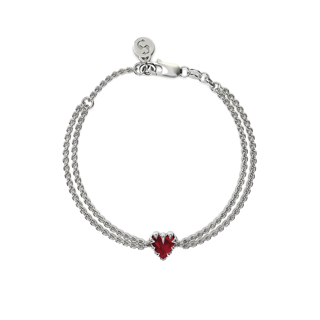 Love Claw Bracelet Garnet