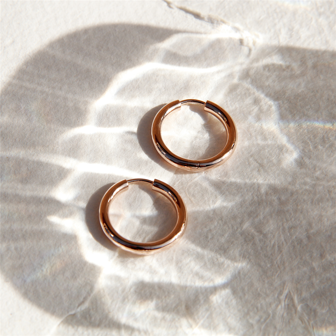 Rose Subtle Huggie Earring