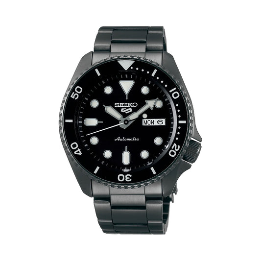 Seiko - SRPD65K Mens Black Seiko 5 Sports Automatic Watch