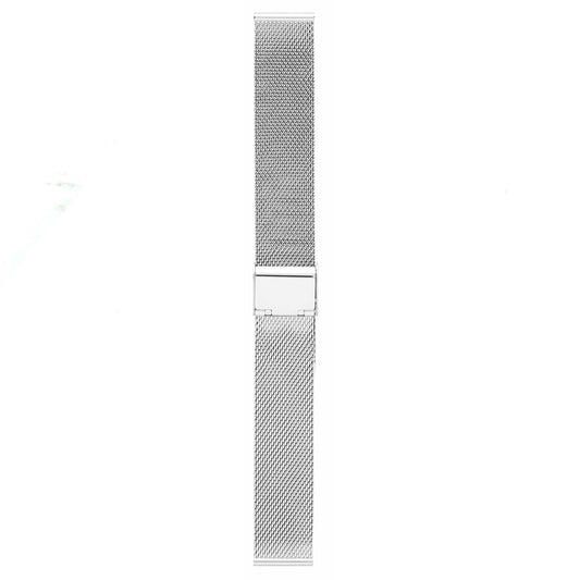 20mm Steel Straight Edge Mesh Watch Strap