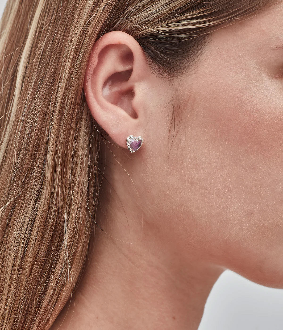 Love Claw Earrings Mystic Quartz