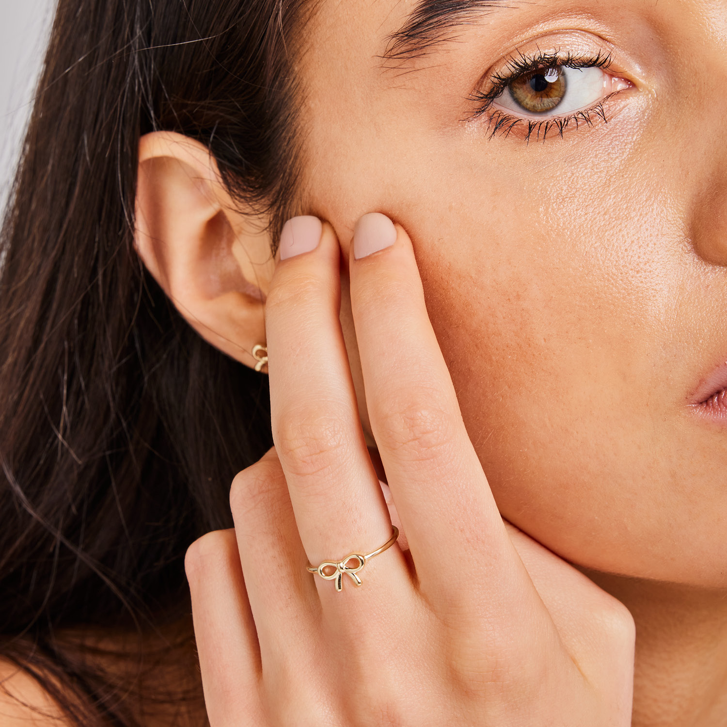 9k Yellow Gold Bow Ring