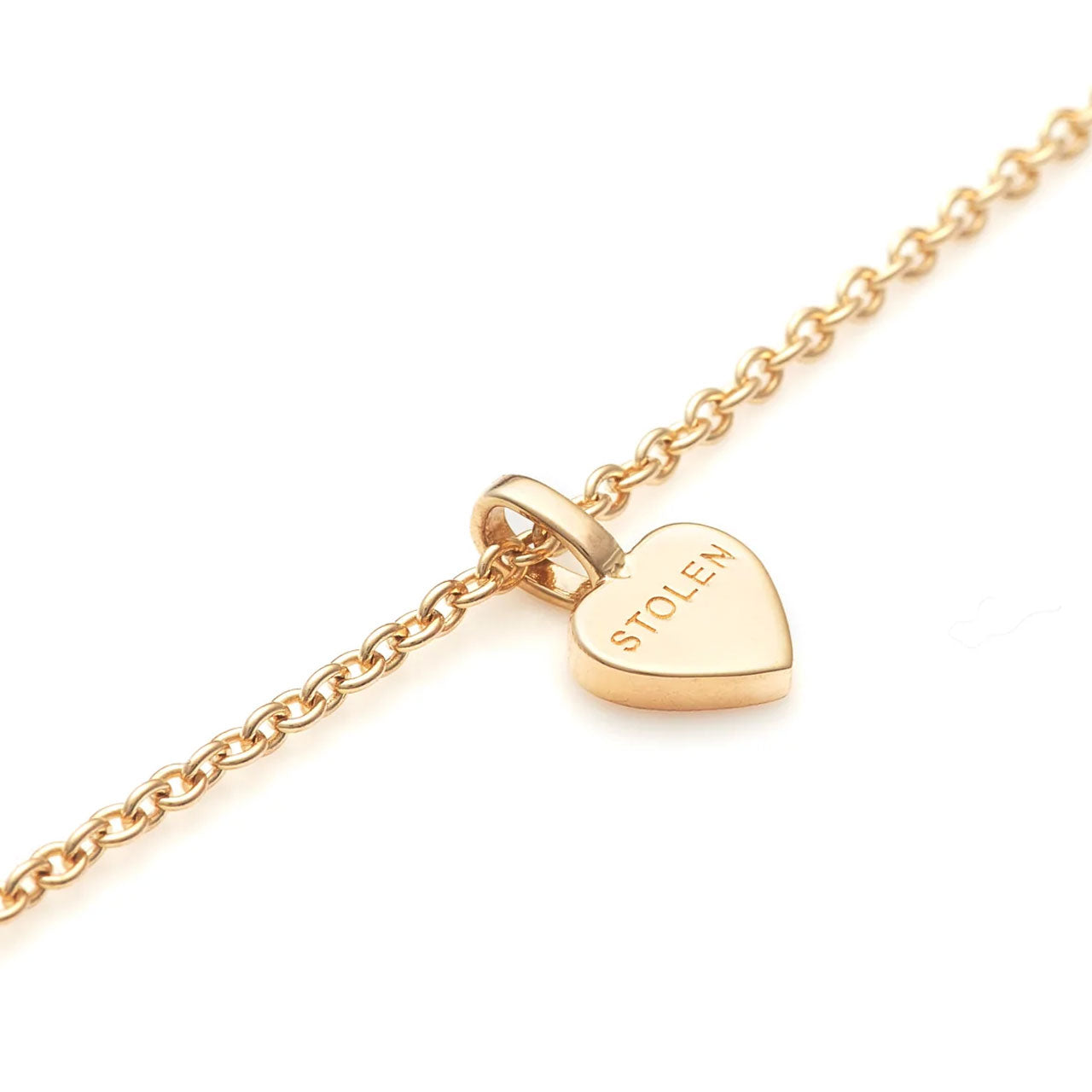 Stolen Heart Necklace - Gold Plated