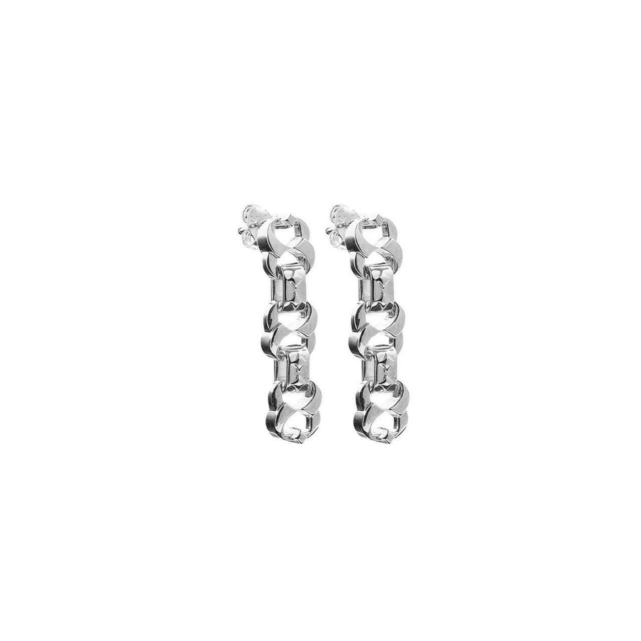 S-Logo Drop Earrings