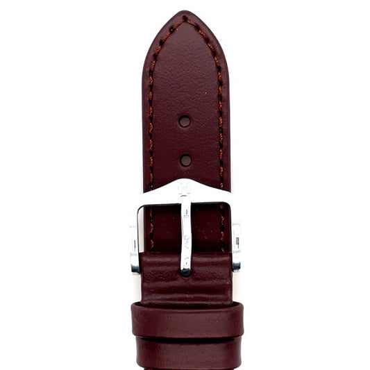 Umbria - 18mm Brown Long Leather Watch Strap