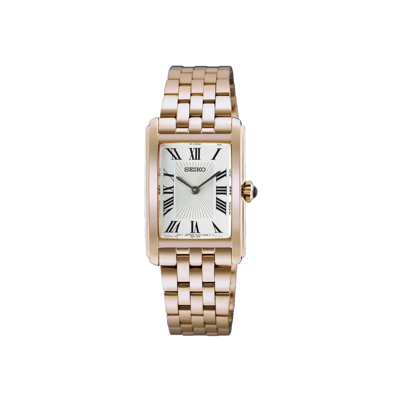 Seiko - HGG002P Ladies Rose Gold Plated Rectangular Daywear Watch