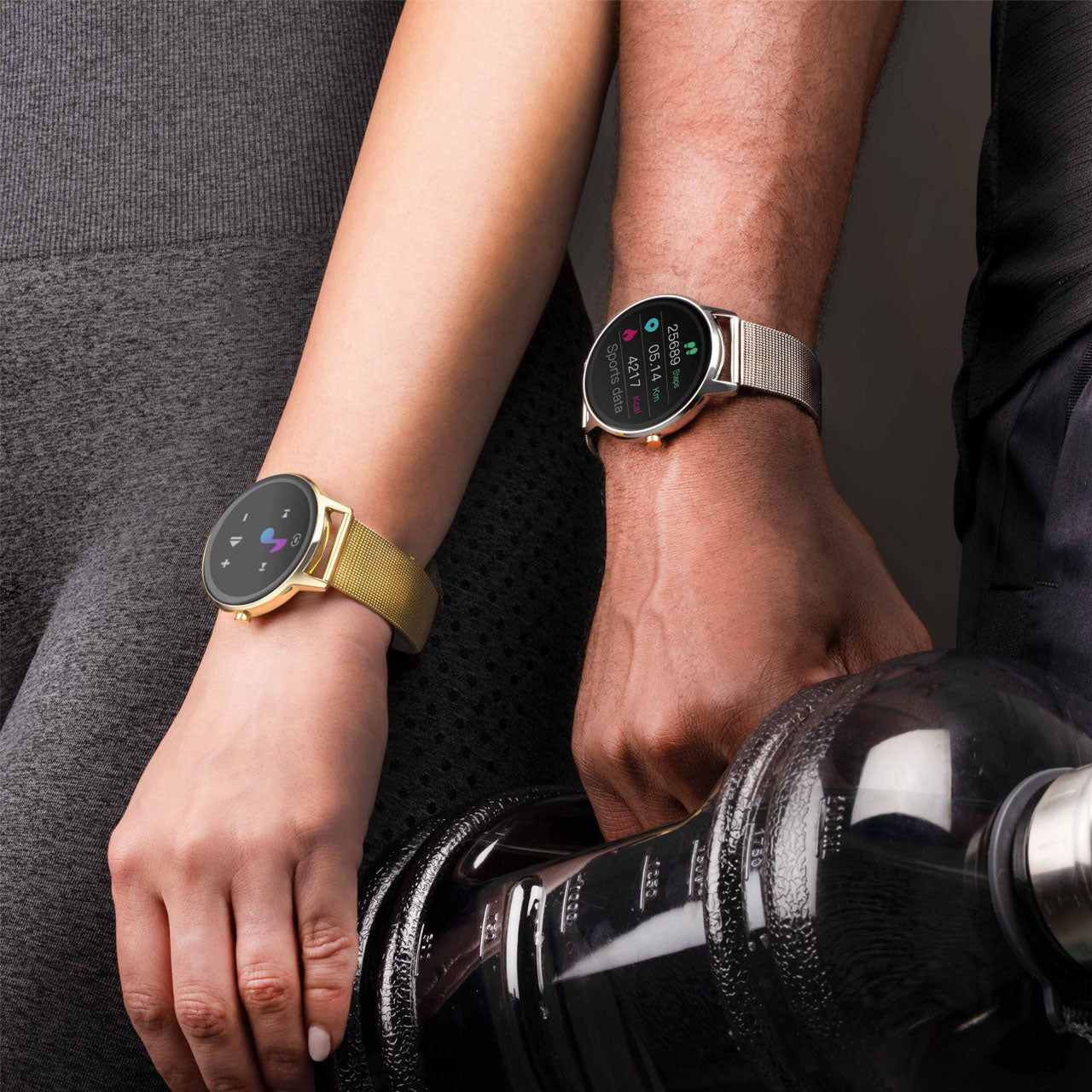 Sekonda Flex Smartwatch | Silver Case & Mesh Strap | 40526