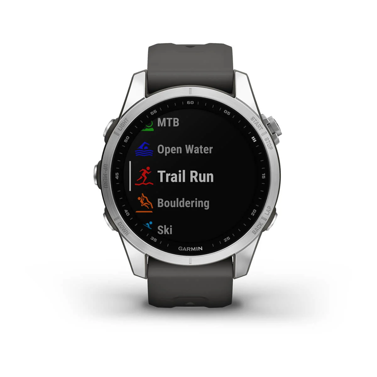 fēnix® 7S – Standard Edition - Silver with Graphite Band - 010-02539-01