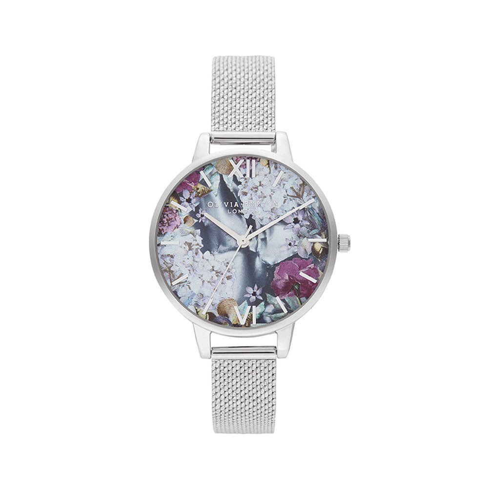 Under The Sea Silver Boucle Mesh Watch