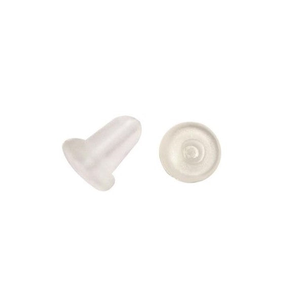 4mm Silicon Scroll Earring Backs