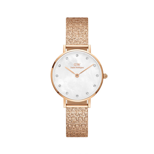 Petite Lumine 28mm Pressed Piano Rose Gold Watch
